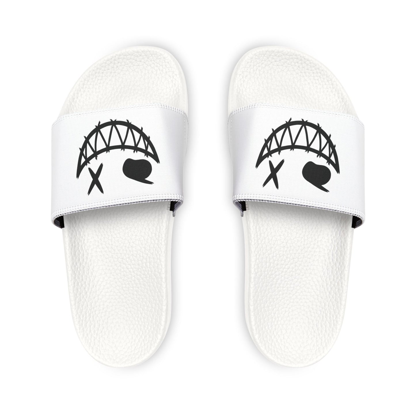 Haunt Slider Removable-Strap Sandals - White