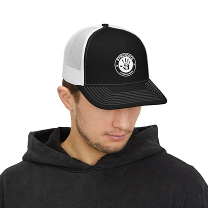 Syndicate Logo Snapback Trucker Cap (Embroidery)