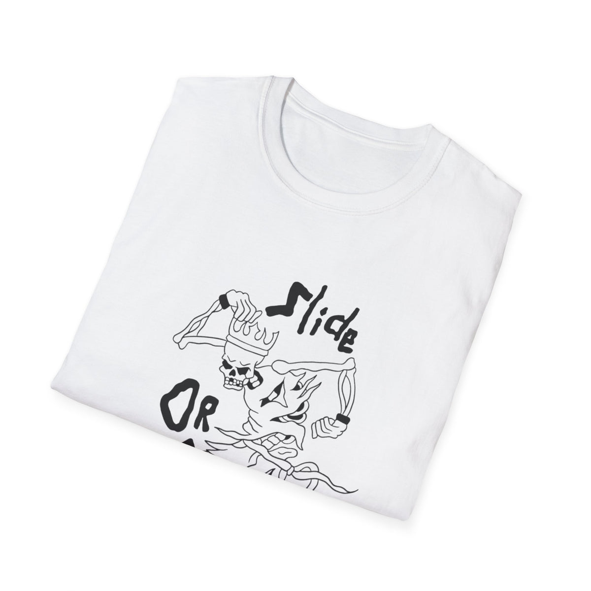 Slide-OR-Die T-Shirt White - QM Sliders