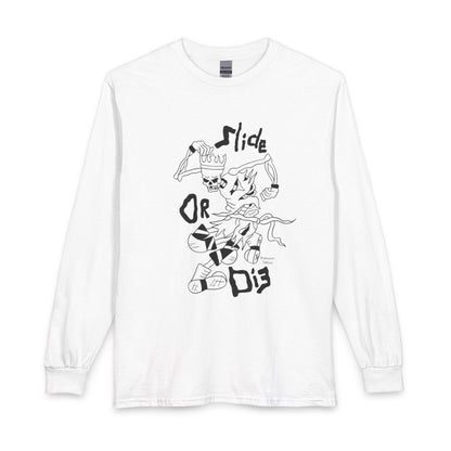 White - Slide-OR-Die Long Sleeve - QM Sliders