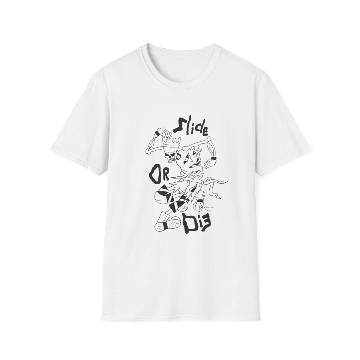 Slide-OR-Die T-Shirt White - QM Sliders