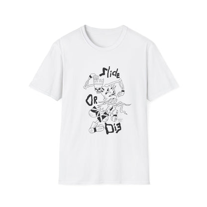 Slide-OR-Die T-Shirt White - QM Sliders