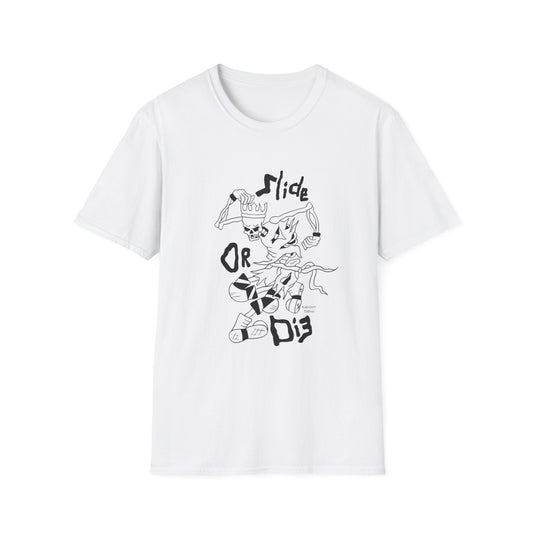 Slide-OR-Die T-Shirt White - QM Sliders