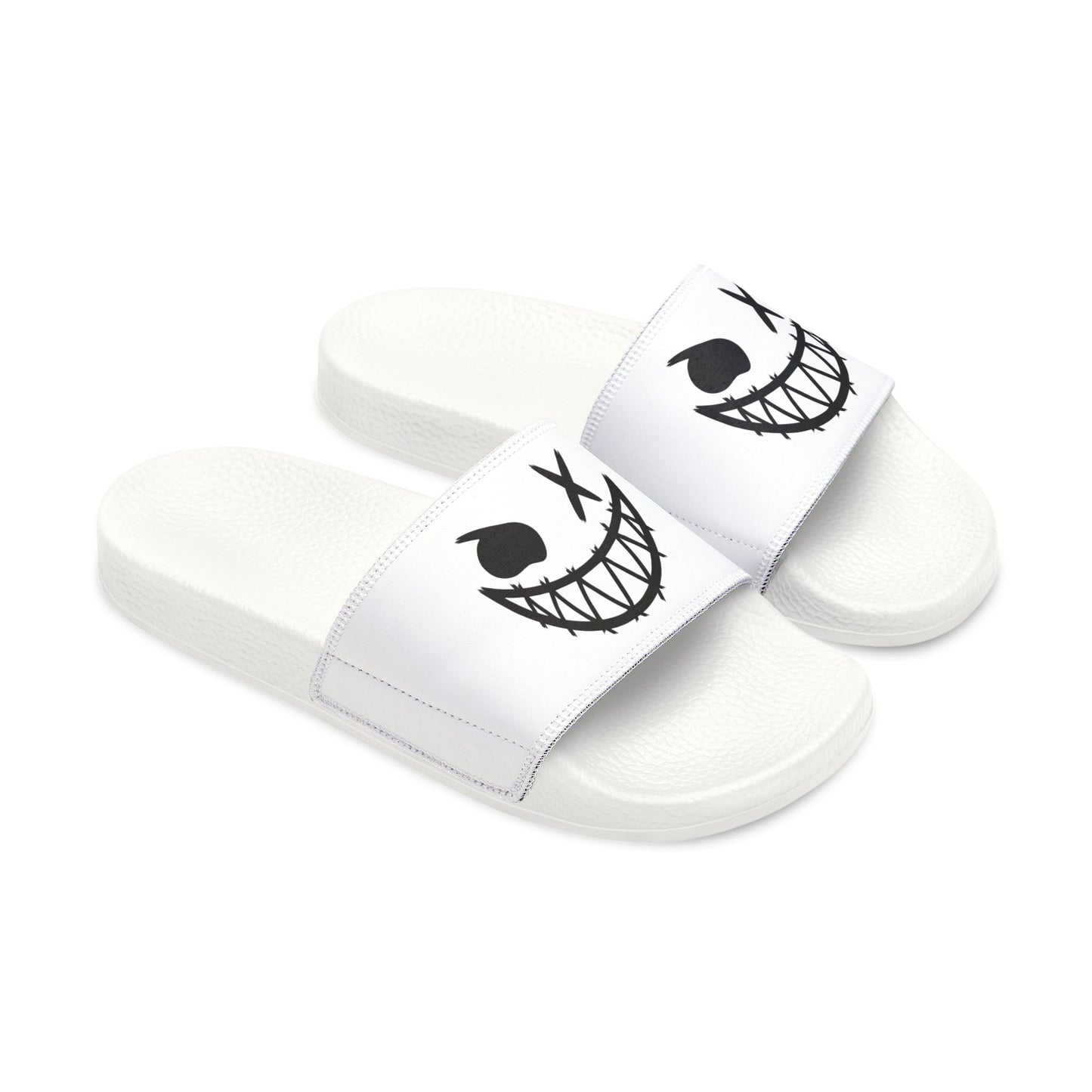 Haunt Slider Removable-Strap Sandals - White