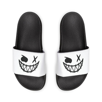 IHP™ Haunt Slider Removable-Strap Sandals - White & Black