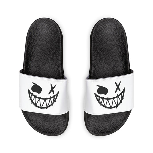IHP™ Haunt Slider Removable-Strap Sandals - White & Black