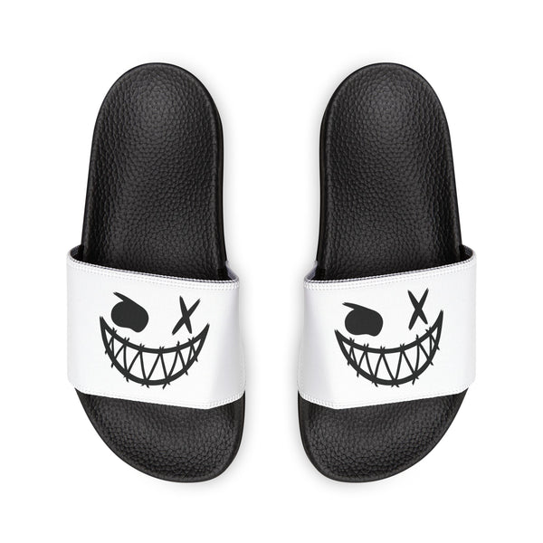 IHP™ Haunt Slider Removable-Strap Sandals - White & Black
