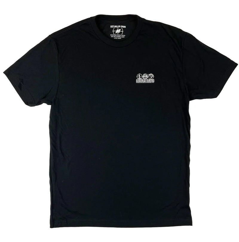 187 Embroidered Block Tee - Black