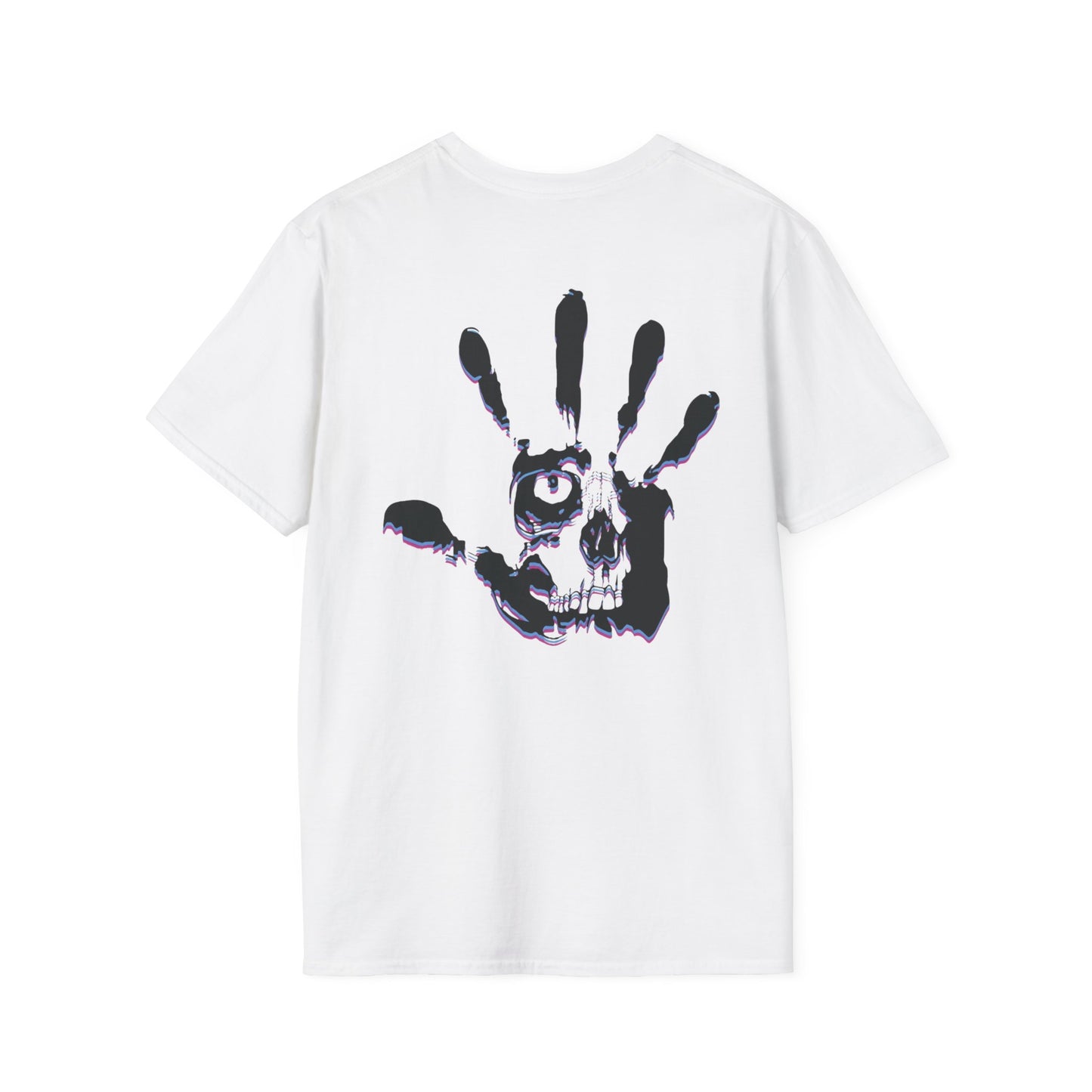 Hand of the Skull Pocket Tee - White