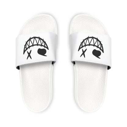 Haunt Slider Removable-Strap Sandals - White