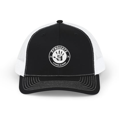 Syndicate Logo Snapback Trucker Cap (Embroidery)