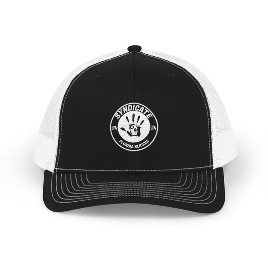 Syndicate Logo Snapback Trucker Cap (Embroidery)