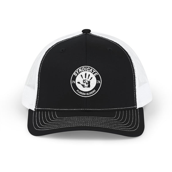 Syndicate Logo Snapback Trucker Cap (Embroidery)