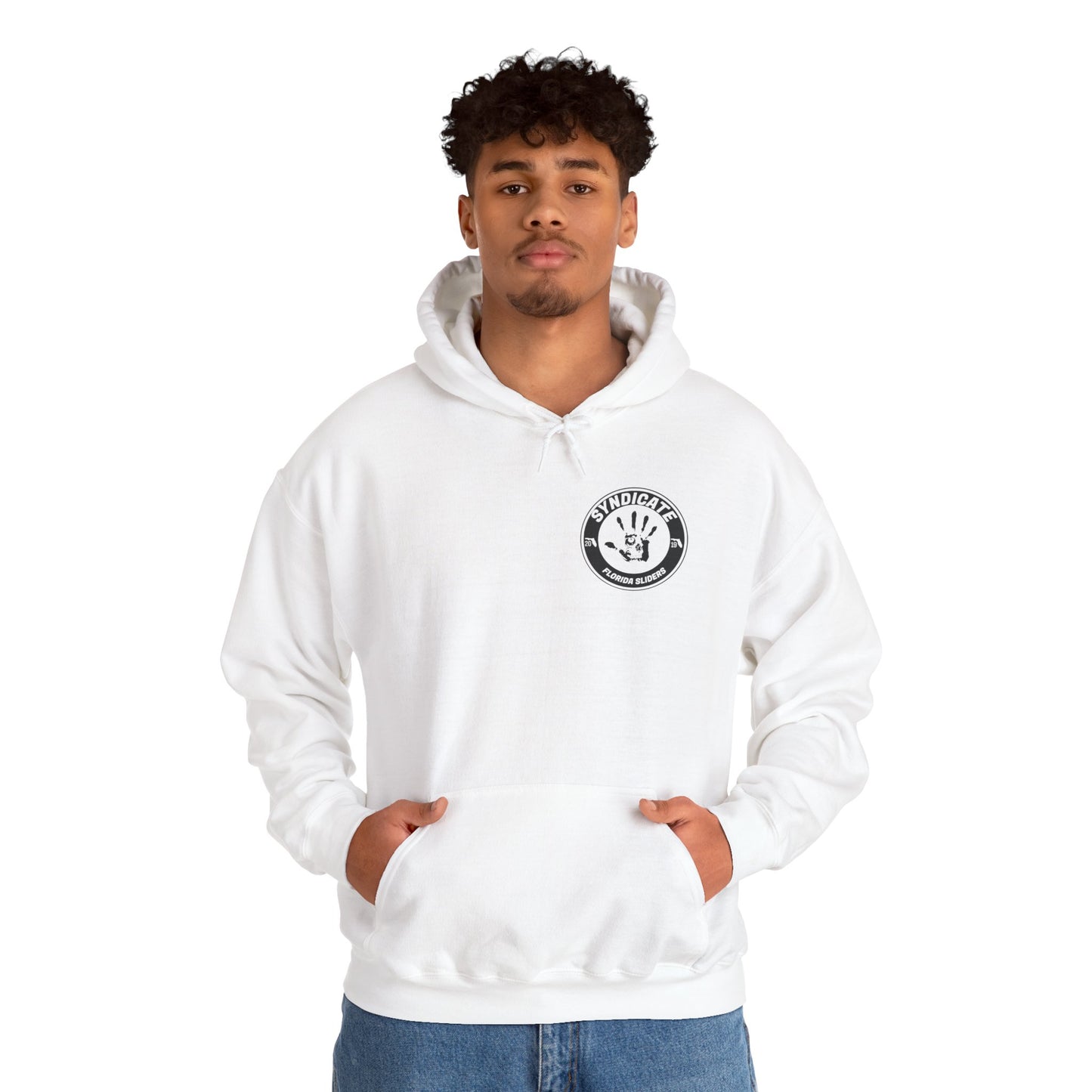 Syndicate Logo Classic Hoodie - White
