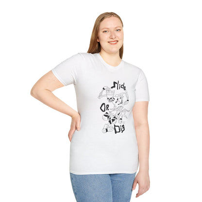 Slide-OR-Die T-Shirt White - QM Sliders