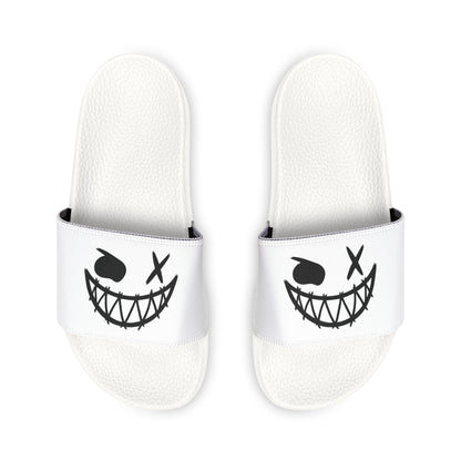 Haunt Slider Removable-Strap Sandals - White