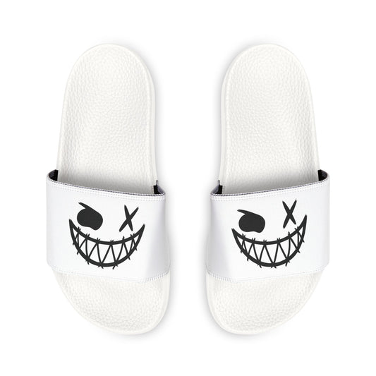 Haunt Slider Removable-Strap Sandals - White