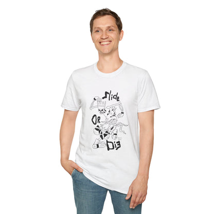 Slide-OR-Die T-Shirt White - QM Sliders
