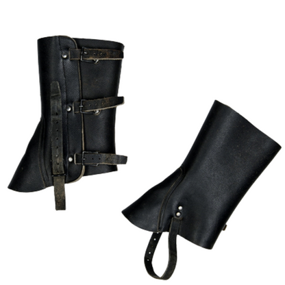 IHP™ Black Leather Gaiters